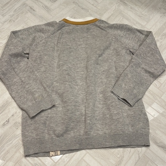 Bonpoint soft long sleeve grey cardigan, size 4 - Picture 3 of 7